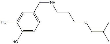  4-({[3-(2-methylpropoxy)propyl]amino}methyl)benzene-1,2-diol