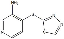 4-(1,3,4-thiadiazol-2-ylsulfanyl)pyridin-3-amine Struktur