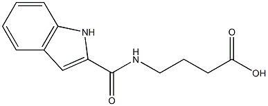 4-(1H-indol-2-ylformamido)butanoic acid