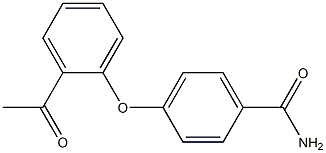 4-(2-acetylphenoxy)benzamide