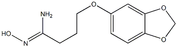 4-(2H-1,3-benzodioxol-5-yloxy)-N'-hydroxybutanimidamide