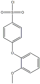  4-(2-methoxyphenoxy)benzene-1-sulfonyl chloride