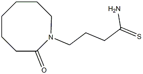 4-(2-oxoazocan-1-yl)butanethioamide 化学構造式