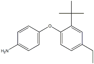 4-(2-tert-butyl-4-ethylphenoxy)aniline Struktur