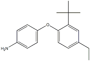 4-(2-tert-butyl-4-ethylphenoxy)aniline Structure