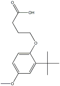 4-(2-tert-butyl-4-methoxyphenoxy)butanoic acid