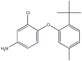  4-(2-tert-butyl-5-methylphenoxy)-3-chloroaniline