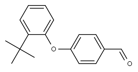 4-(2-tert-butylphenoxy)benzaldehyde Structure