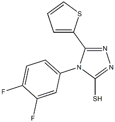  4-(3,4-difluorophenyl)-5-(thiophen-2-yl)-4H-1,2,4-triazole-3-thiol