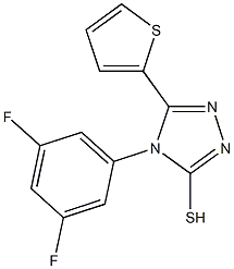  4-(3,5-difluorophenyl)-5-(thiophen-2-yl)-4H-1,2,4-triazole-3-thiol