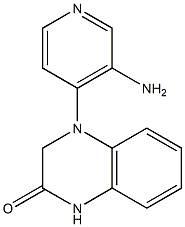  4-(3-aminopyridin-4-yl)-1,2,3,4-tetrahydroquinoxalin-2-one