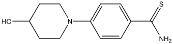  4-(4-hydroxypiperidin-1-yl)benzene-1-carbothioamide