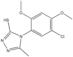 4-(5-chloro-2,4-dimethoxyphenyl)-5-methyl-4H-1,2,4-triazole-3-thiol