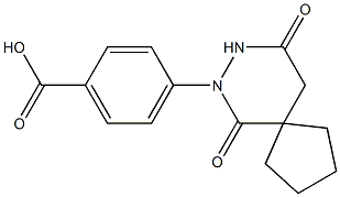 4-(6,9-dioxo-7,8-diazaspiro[4.5]dec-7-yl)benzoic acid
