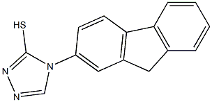 4-(9H-fluoren-2-yl)-4H-1,2,4-triazole-3-thiol 结构式