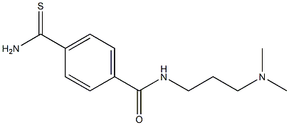  4-(aminocarbonothioyl)-N-[3-(dimethylamino)propyl]benzamide