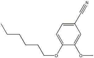 4-(hexyloxy)-3-methoxybenzonitrile Structure