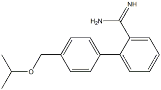 4'-(isopropoxymethyl)-1,1'-biphenyl-2-carboximidamide