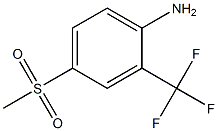 4-(methylsulfonyl)-2-(trifluoromethyl)aniline Structure