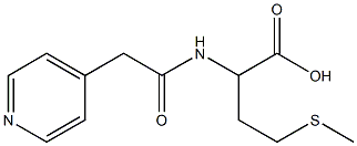 4-(methylthio)-2-[(pyridin-4-ylacetyl)amino]butanoic acid