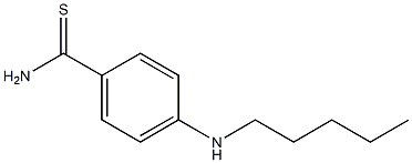 4-(pentylamino)benzene-1-carbothioamide