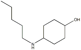 4-(pentylamino)cyclohexan-1-ol Structure