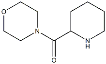 4-(piperidin-2-ylcarbonyl)morpholine Structure