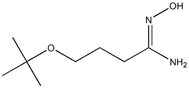 4-(tert-butoxy)-N'-hydroxybutanimidamide Structure