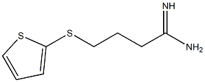 4-(thiophen-2-ylsulfanyl)butanimidamide Structure