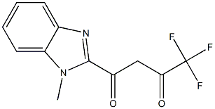 4,4,4-trifluoro-1-(1-methyl-1H-1,3-benzodiazol-2-yl)butane-1,3-dione