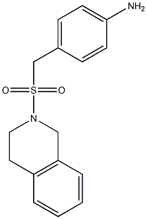 4-[(1,2,3,4-tetrahydroisoquinoline-2-sulfonyl)methyl]aniline Struktur