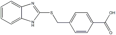 4-[(1H-1,3-benzodiazol-2-ylsulfanyl)methyl]benzoic acid
