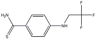 4-[(2,2,2-trifluoroethyl)amino]benzene-1-carbothioamide|