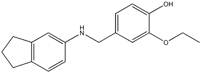 4-[(2,3-dihydro-1H-inden-5-ylamino)methyl]-2-ethoxyphenol