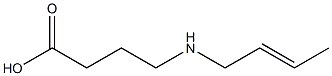 4-[(2E)-but-2-enylamino]butanoic acid Struktur