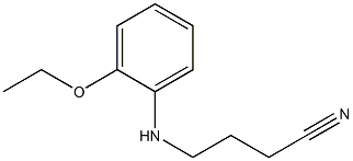 4-[(2-ethoxyphenyl)amino]butanenitrile Struktur