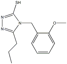  4-[(2-methoxyphenyl)methyl]-5-propyl-4H-1,2,4-triazole-3-thiol
