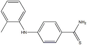 4-[(2-methylphenyl)amino]benzene-1-carbothioamide