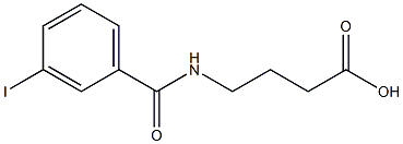 4-[(3-iodophenyl)formamido]butanoic acid