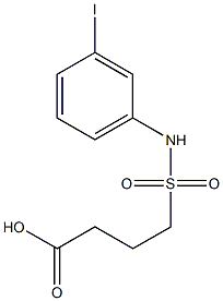 4-[(3-iodophenyl)sulfamoyl]butanoic acid