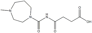  4-[(4-methyl-1,4-diazepan-1-yl)carbonylamino]-4-oxobutanoic acid