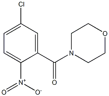 4-[(5-chloro-2-nitrophenyl)carbonyl]morpholine Structure