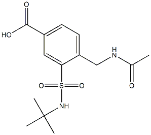  4-[(acetylamino)methyl]-3-[(tert-butylamino)sulfonyl]benzoic acid