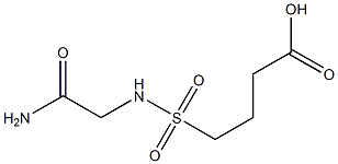 4-[(carbamoylmethyl)sulfamoyl]butanoic acid