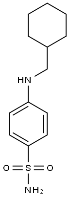  4-[(cyclohexylmethyl)amino]benzene-1-sulfonamide