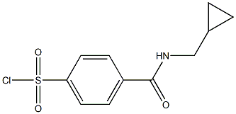 4-[(cyclopropylmethyl)carbamoyl]benzene-1-sulfonyl chloride