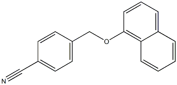  4-[(naphthalen-1-yloxy)methyl]benzonitrile