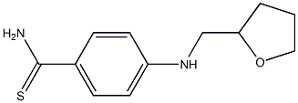  4-[(oxolan-2-ylmethyl)amino]benzene-1-carbothioamide