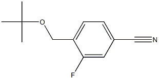 4-[(tert-butoxy)methyl]-3-fluorobenzonitrile Structure