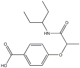 4-[1-(pentan-3-ylcarbamoyl)ethoxy]benzoic acid